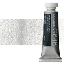 Profesionalne gvaš boje Holbein Artists 15 ml – briljantna srebrna