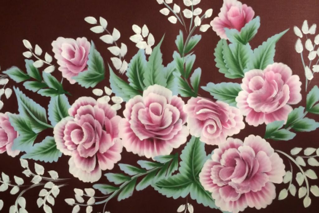 Pittura a un solo tratto — Tecnica One Stroke Painting