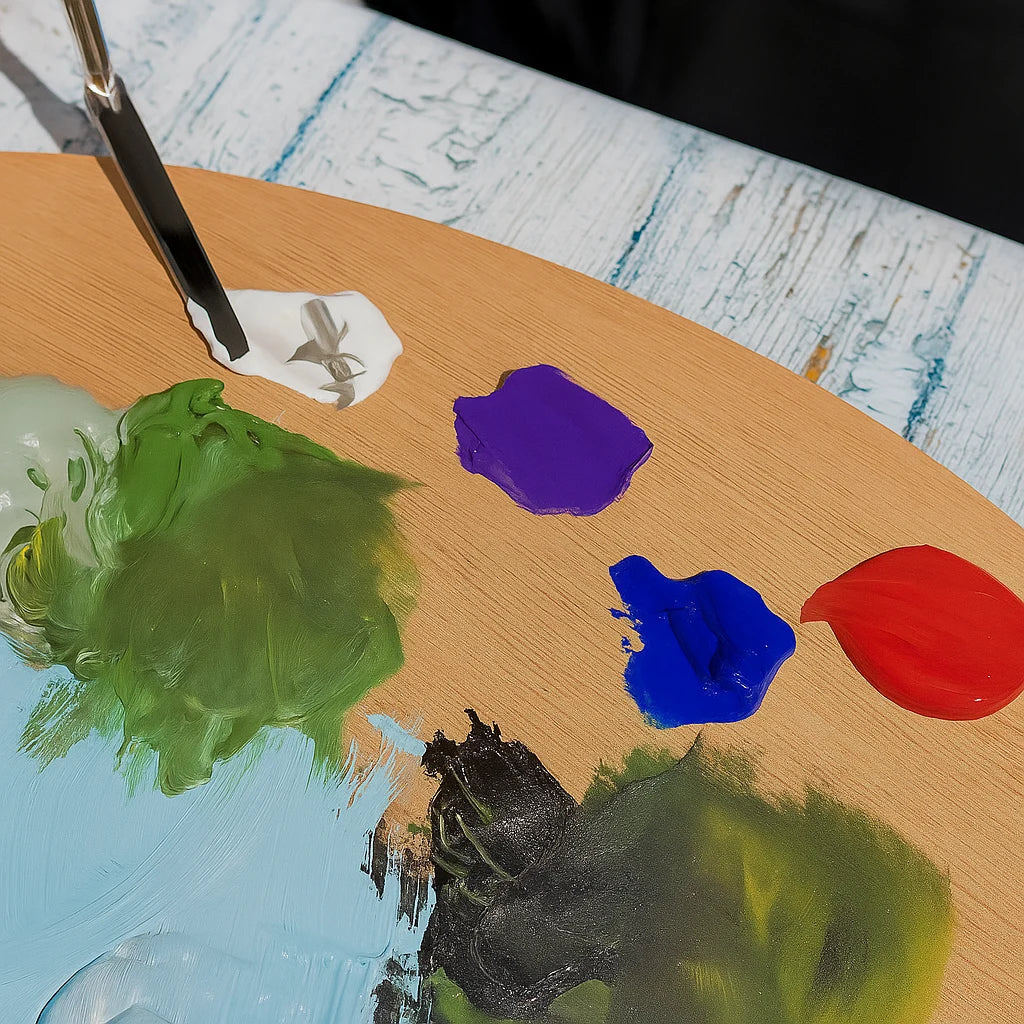 Creating Impasto Effects on Canvas With Gouache