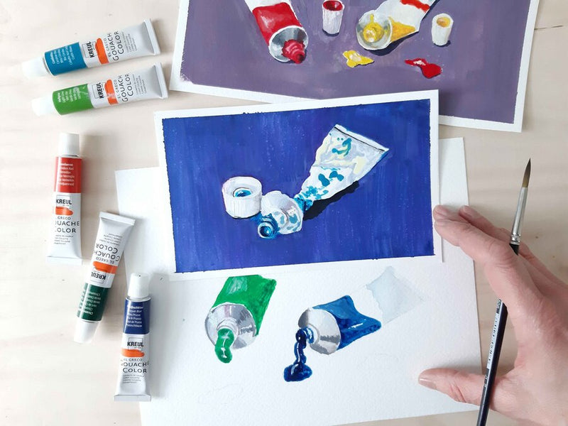 Wie malt man mit Gouache? Super Tipps von ARTMIE