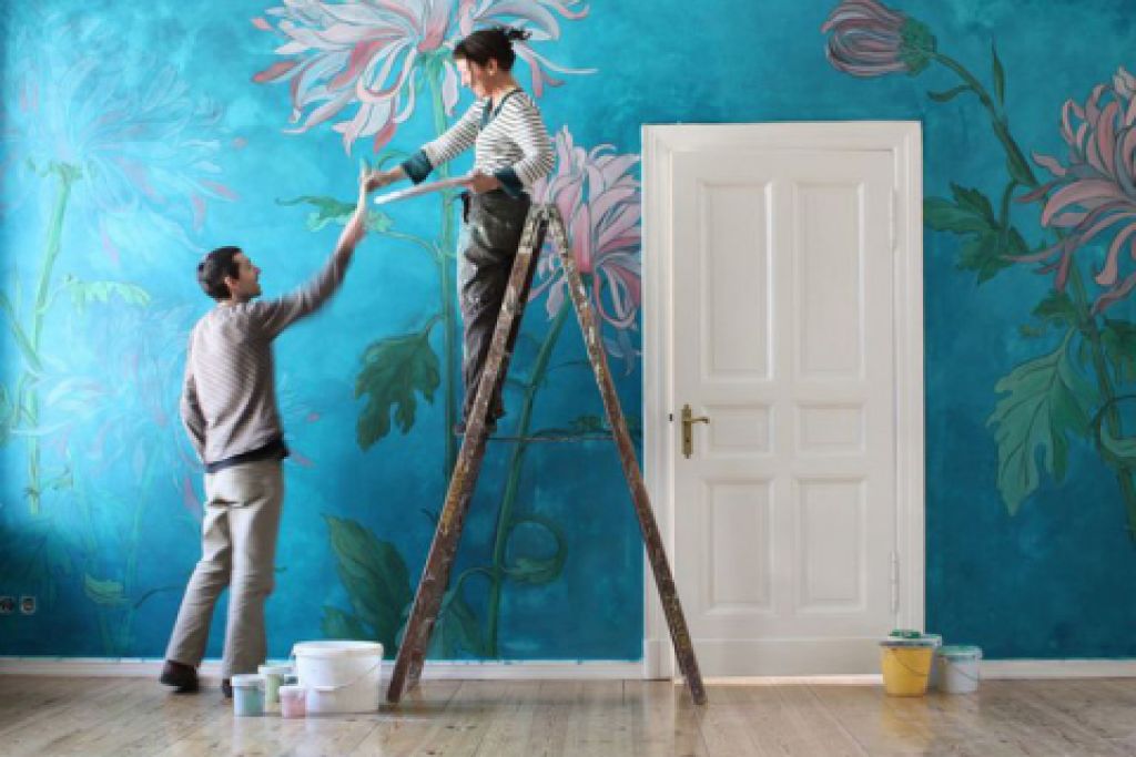 Muraly na stene — ako namaľovať mural v interiéri a exteriéri