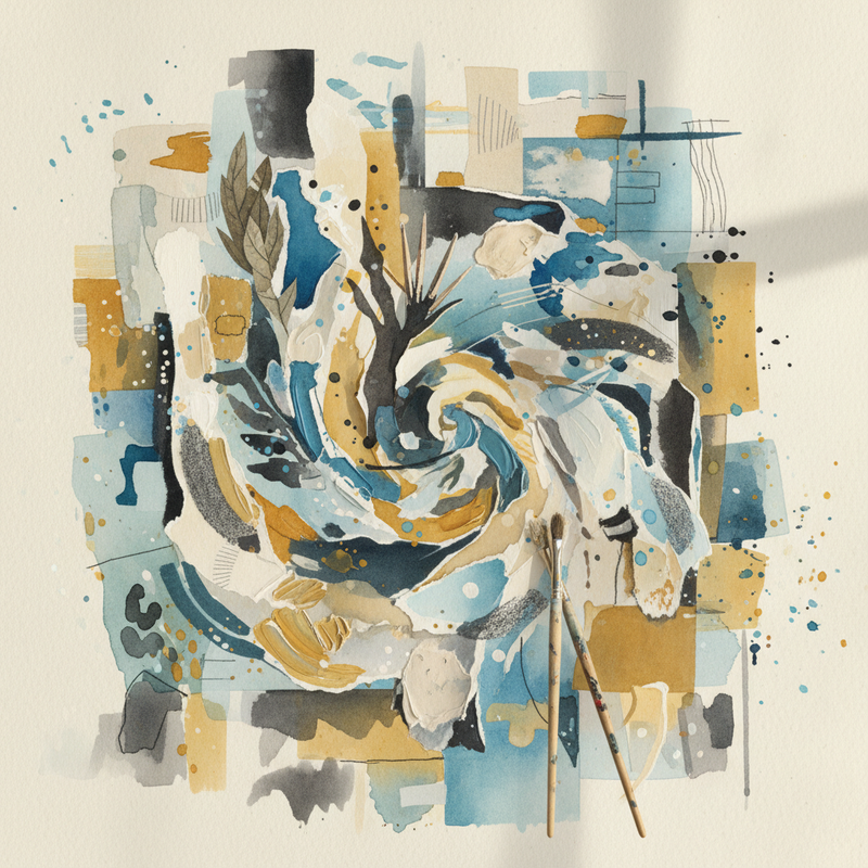 Mixed Media vodič: Kako kombinirati boje i materijale