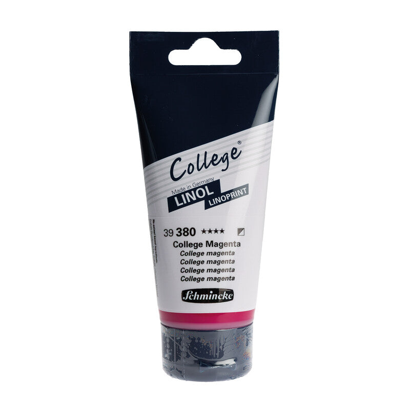 Boja za linorez Schmincke College Linol 75 ml – 380 College magenta