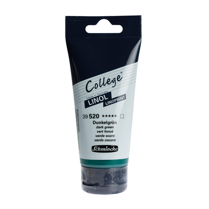 Boja za linorez Schmincke College Linol 75 ml – 520 Duboko zelena