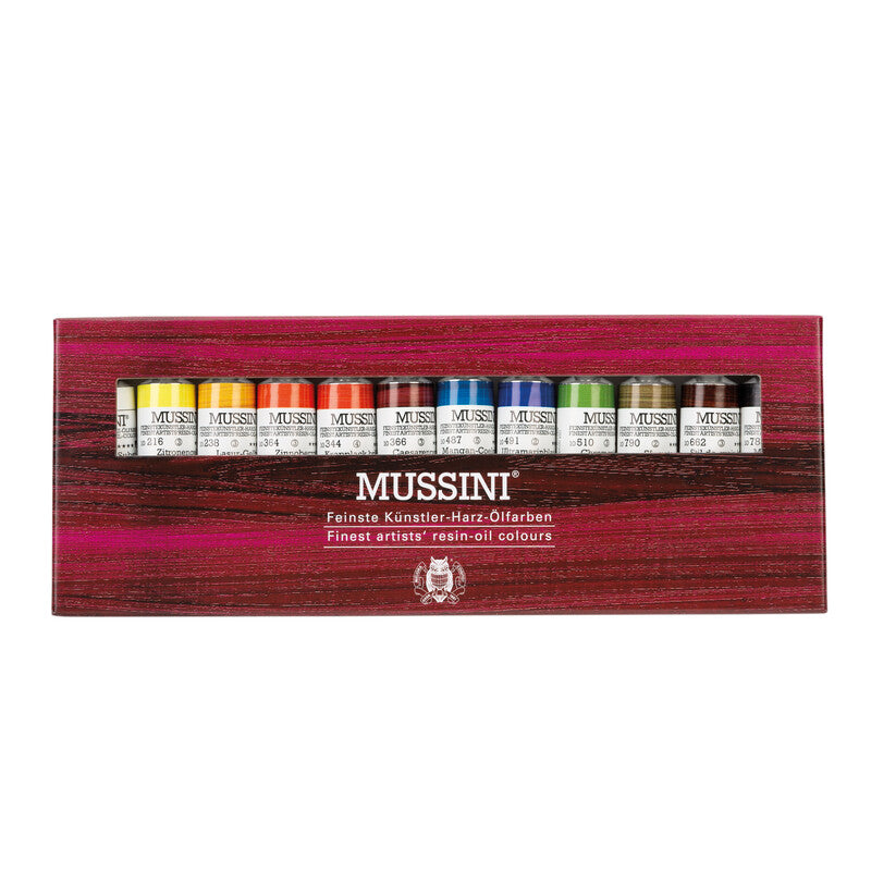 Schmincke MUSSINI kartonski set, 12 x 15 ml