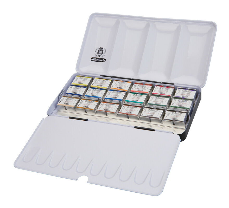 Schmincke HORADAM metalni akvarel set, 18 cijelih posudica