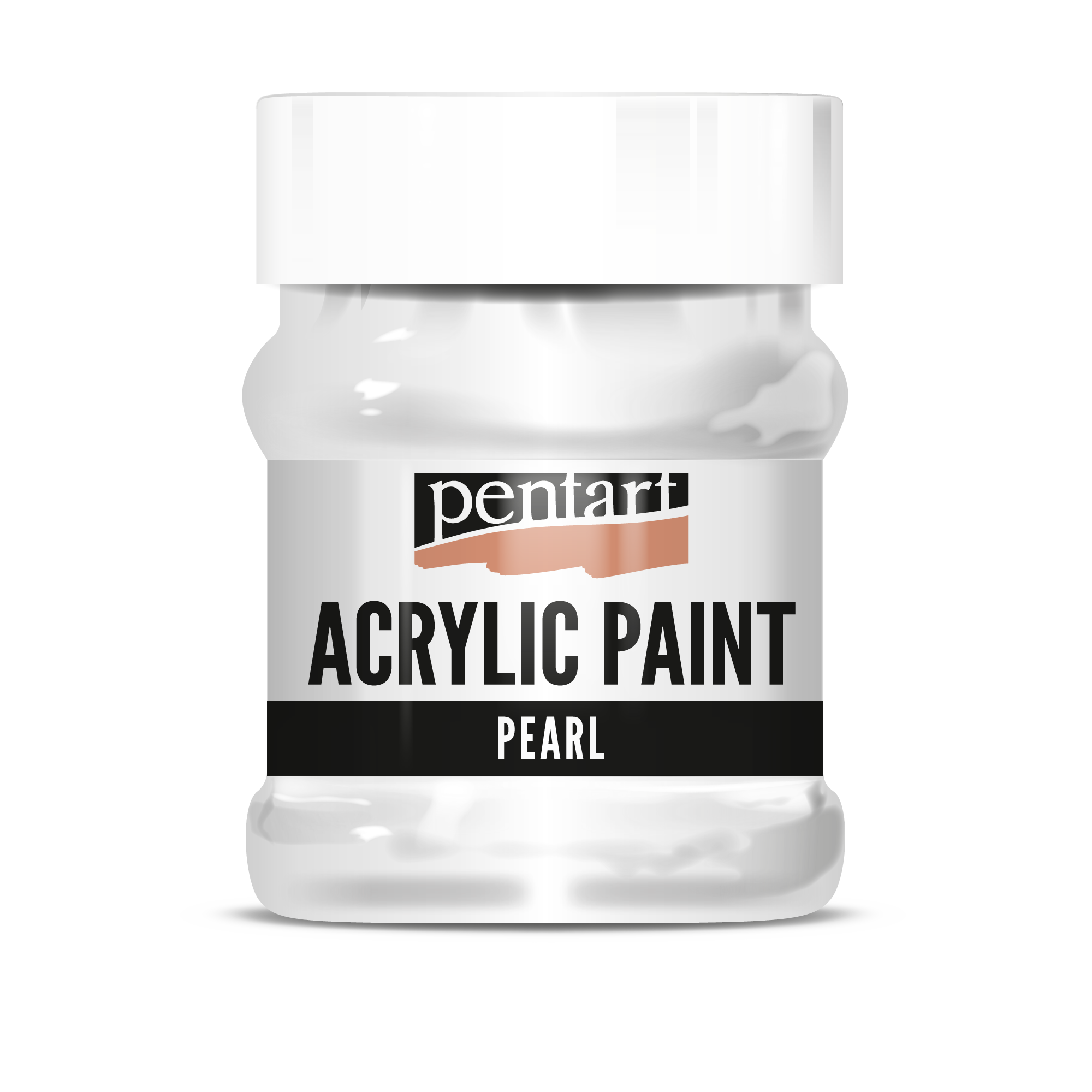 Sedefasta akrilna boja Pentart 230 ml - bijela