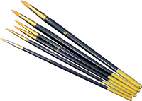 Komplet kistova za konturiranje / 6 dijelni – pointed, 6 pcs/pack, sizes 2,4,6,8,10,12