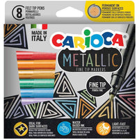 Carioca flomasteri Metallic, vrh, miks boja