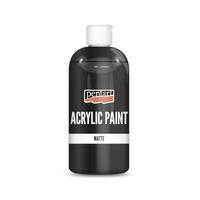 Matna akrilna boja Pentart 500 ml crna