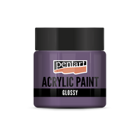 acrylic paint glossy 50 ml – tamnoljubičasta