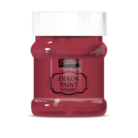 Dekorativna boja kreda Chalki Pentart 230 ml – cardinal-red