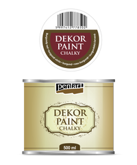 Dekorativna boja kreda Chalki Pentart 500 ml – Burgundy red