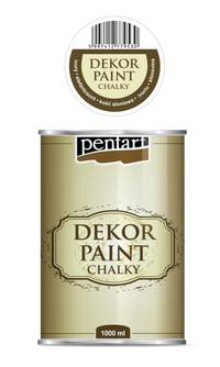 dekor paint chalky 1000 ml – bjelokost