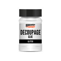 Decoupage ljepilo i lak sa šljokicama Pentart - 100 ml