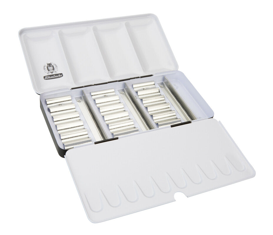Prazna metalna kutija Schmincke za 18 x 5 ml tuba