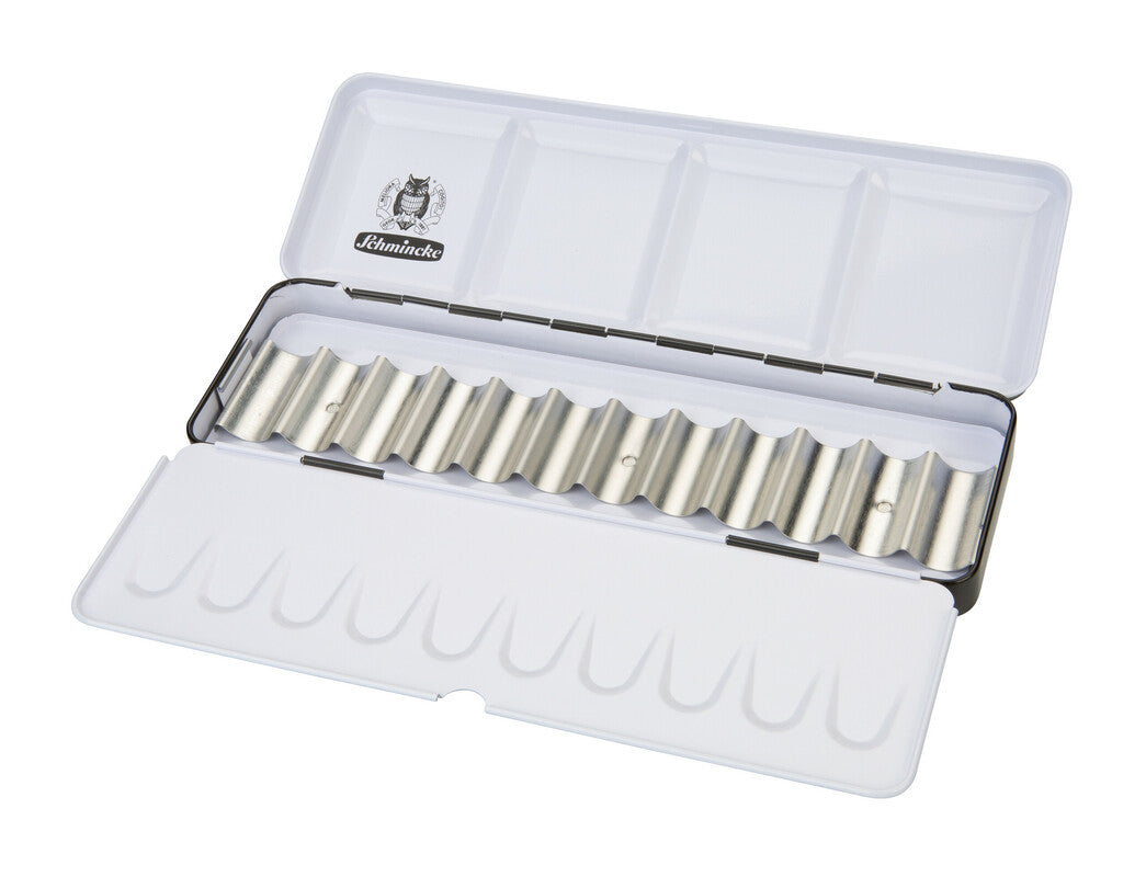 Prazna metalna kutija Schmincke za 12 x 5 ml tuba