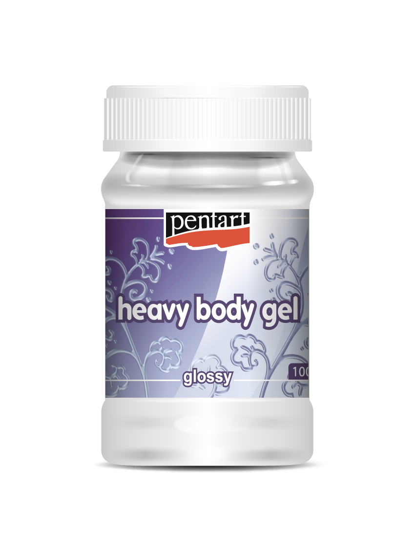 Sjajni gel medij Pentart heavy body – 100 ml