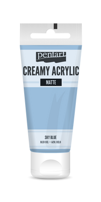 Kremasta akrilna boja mat Pentart 60 ml – sky blue