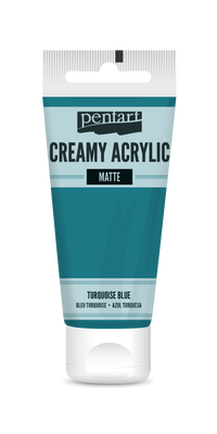 Kremasta akrilna boja mat Pentart 60 ml – turquoise blue
