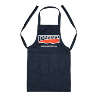 Pamučna kecelja sa džepom - 70 x 75 cm – cm, black with Pentart logo