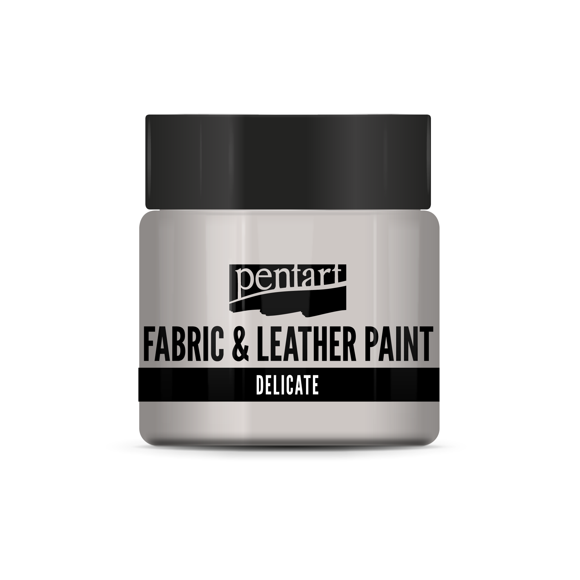 delicate fabric & leather paint 50 ml – srebrna