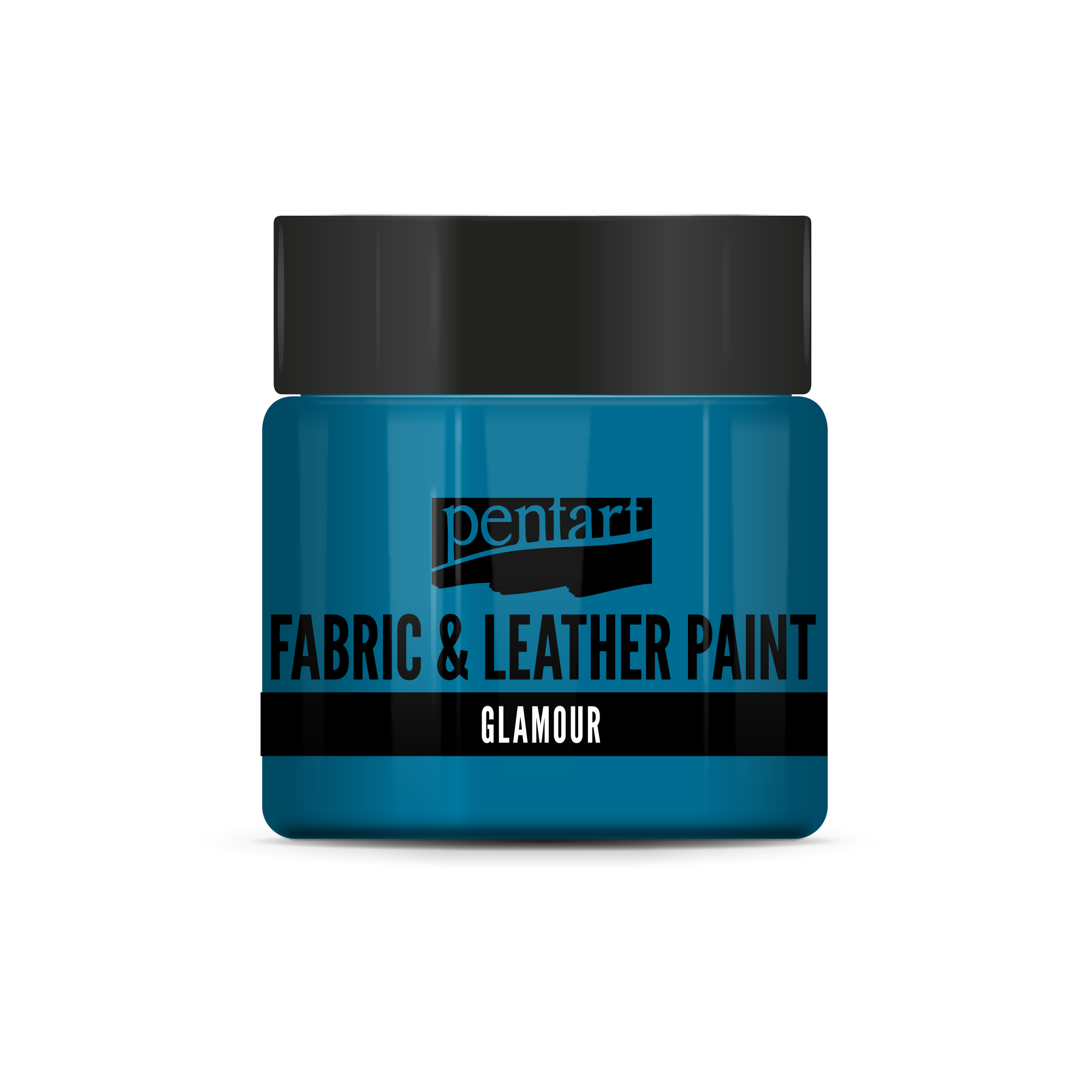 glamour fabric & leather paint 50 ml – srebrno plava