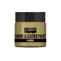 glamour fabric & leather paint 50 ml – šampanjac