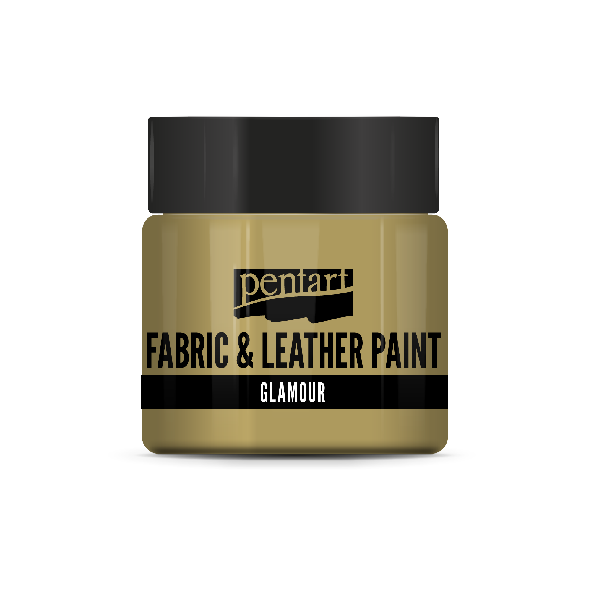glamour fabric & leather paint 50 ml – šampanjac
