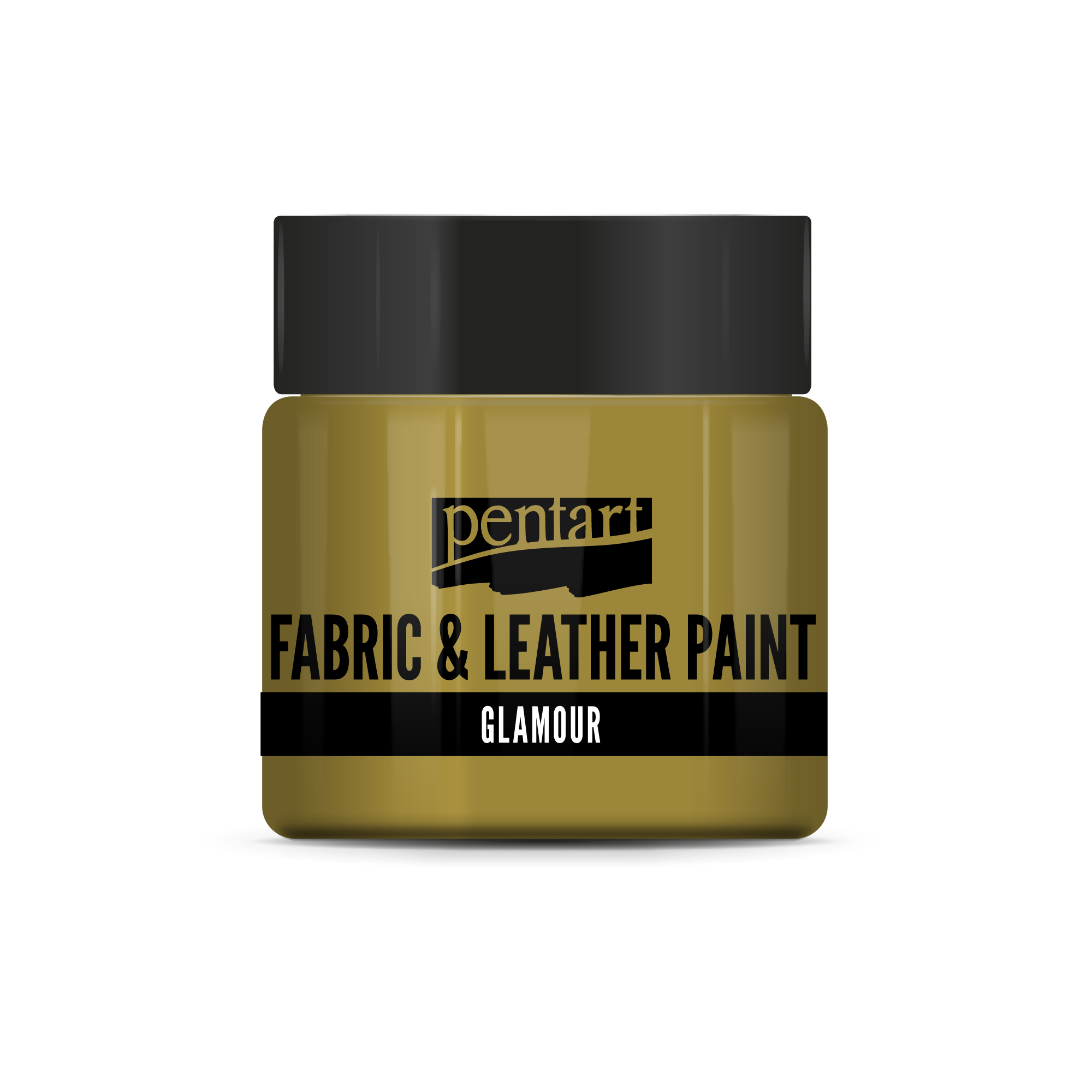 glamour fabric & leather paint 50 ml – zlatna