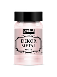 Dekorativna boja Pentart 100 ml mat metalik – rose gold