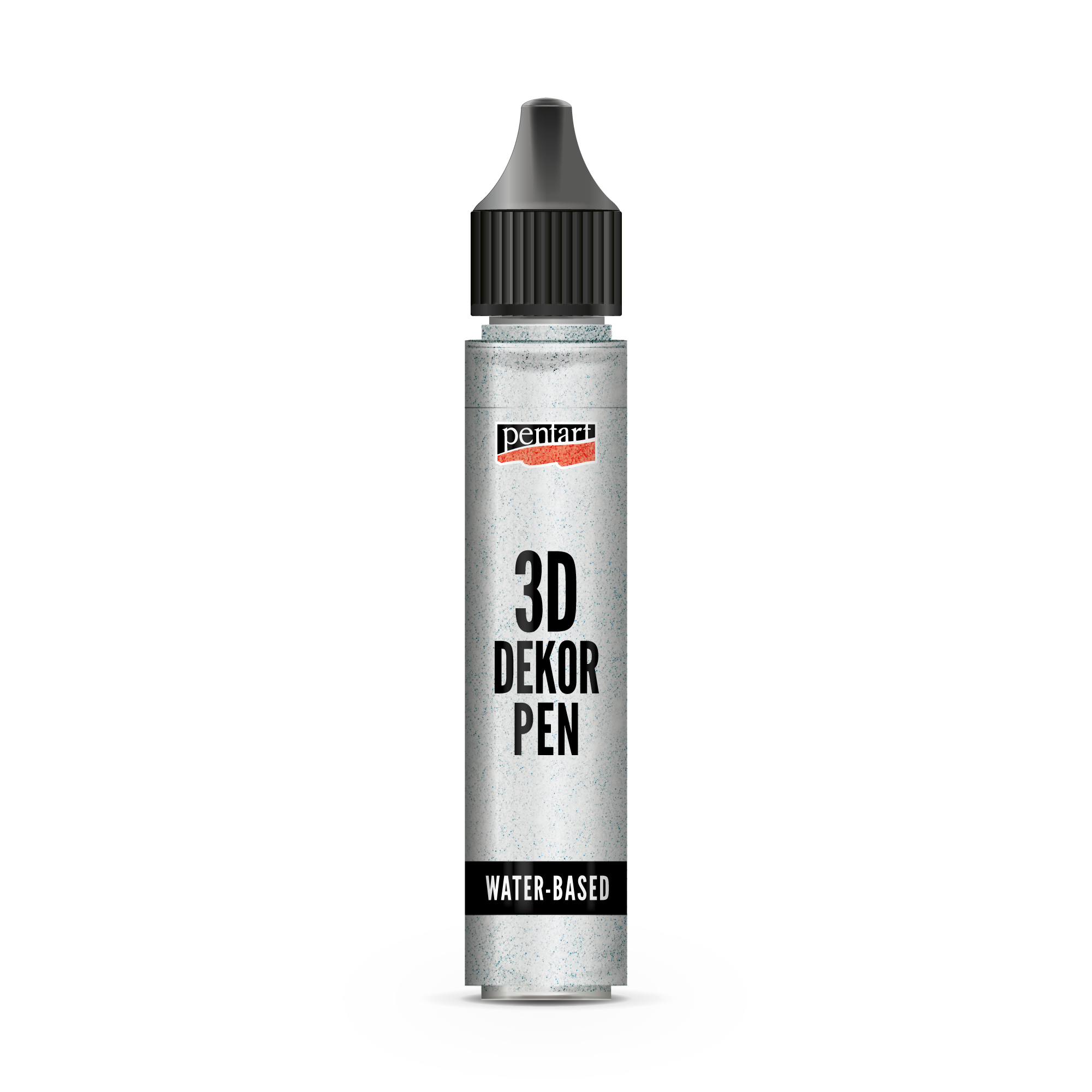 Pentart 3D Decor pen svjetlucavo dekorativno pero 30 ml srebrna