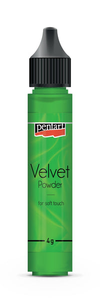 Baršunasti prah Pentart Velvet powder svijetlozeleni 4 g