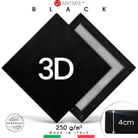 3D Čierne maliarske plátno na ráme PROFI | rôzne rozmery — obrázok 8