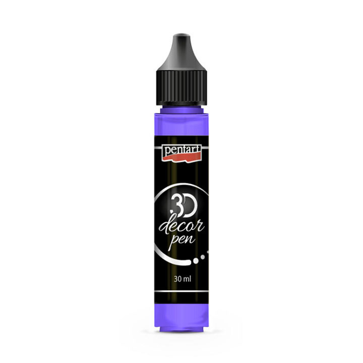3D dekorativna olovka Pentart 30 ml – 45-Amethyste purpurna