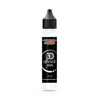 3D dekorativna olovka Pentart 30 ml – 50-bijela