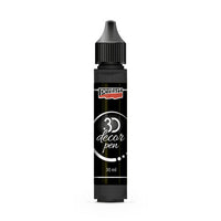 3D dekorativna olovka Pentart 30 ml – 51-crna