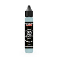 3D dekorativna olovka Pentart 30 ml – 52-srebrna