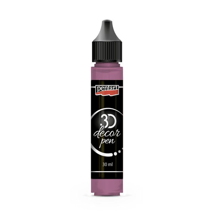3D dekorativna olovka Pentart 30 ml – 56-crvena bakrena