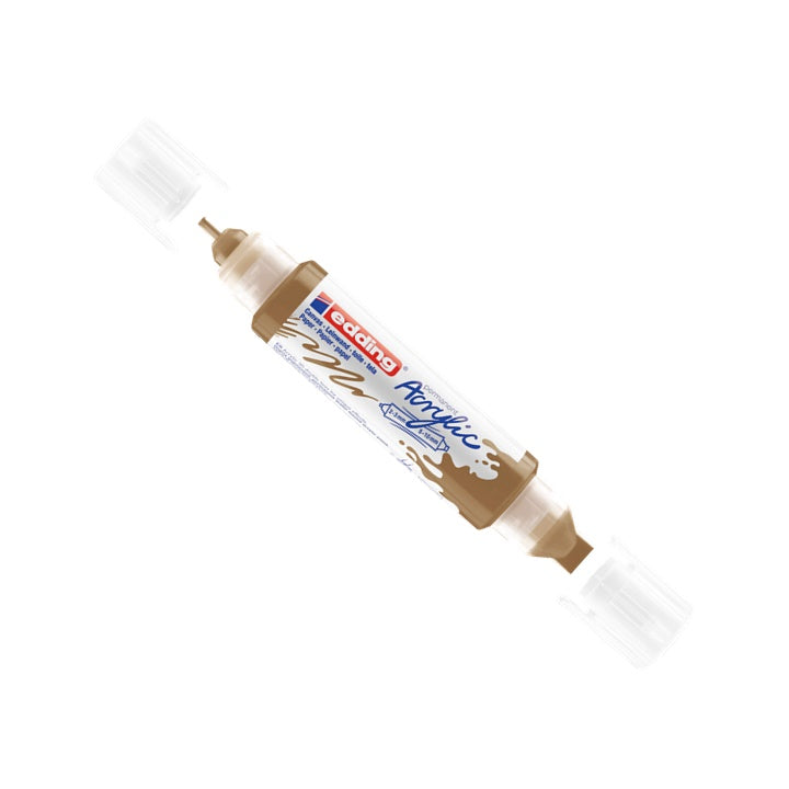 3D obostrani akrilni marker Edding-5400 | razne nijanse - zlatna