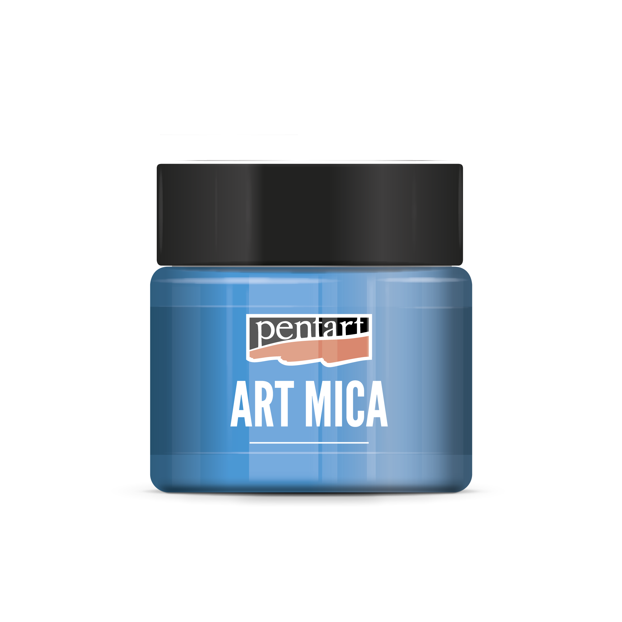 Mineralni prah Pentart Art Mica - golden blue 9 g