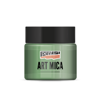 Pentart Art Mica efektni mineralni prah golden green 9 g