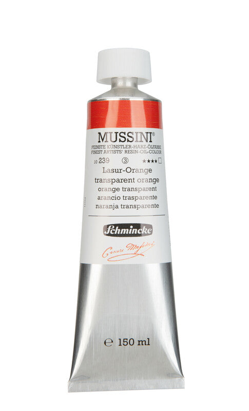 Uljane boje Schmincke MUSSINI 150 ml – 239 Transparentna narančasta