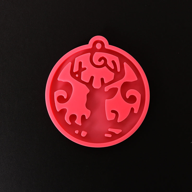 Silikonski kalup za smolu Pentart - domine 2 kom – Christmas ornament - reindeer