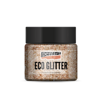 Pentart Eco Glitter fini šljokice rose gold 15 g