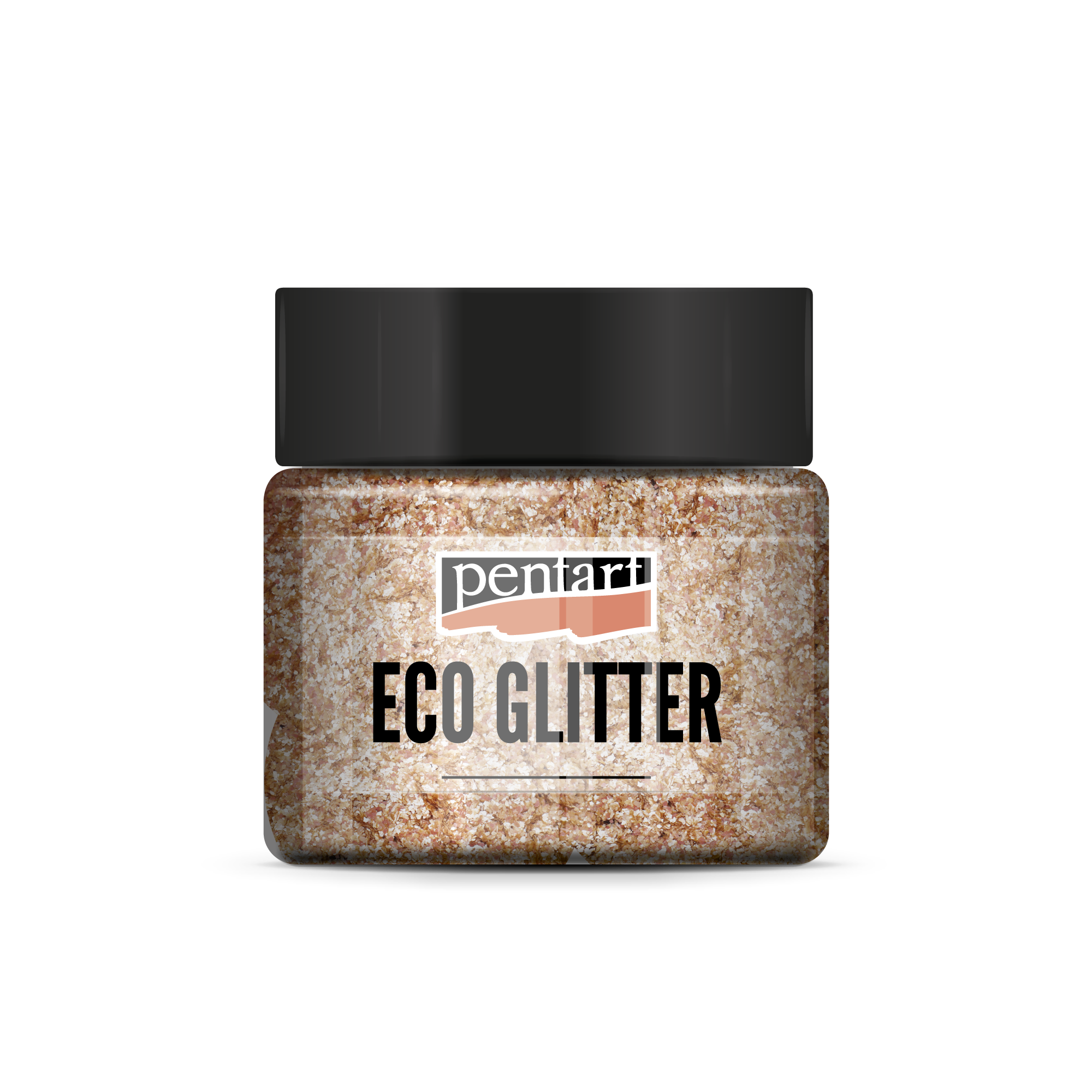 Pentart Eco Glitter fini šljokice rose gold 15 g