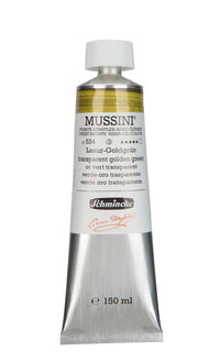 Uljane boje Schmincke MUSSINI 150 ml – 534 Transparentna zlatno zelena