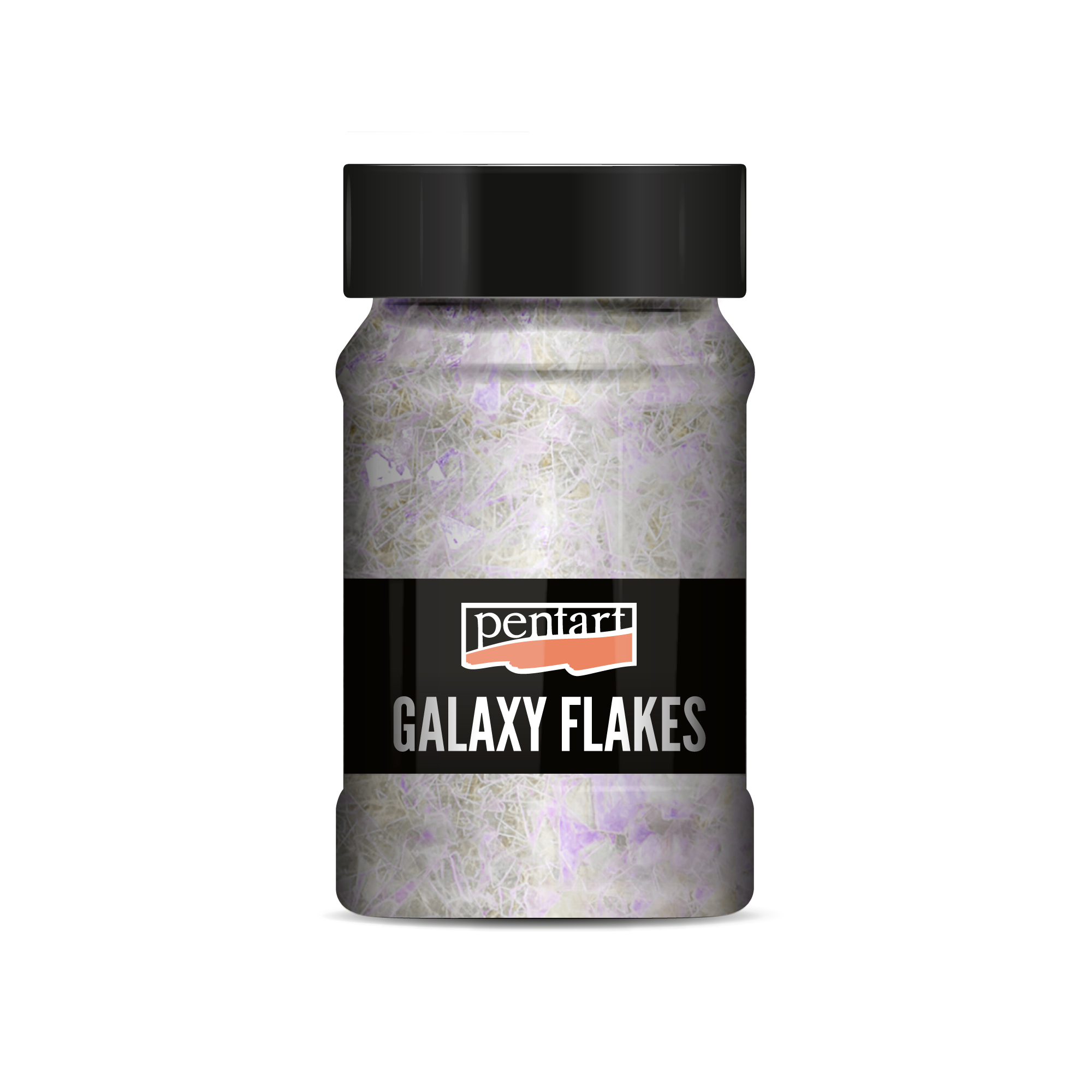 Ljuskice Pentart Galaxy Flakes 15 g - Mond white