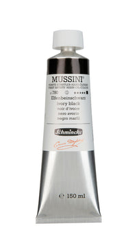 Uljane boje Schmincke MUSSINI 150 ml – 780 Bjelokosno crna