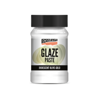 Glazurna pasta Pentart Junior Paints 100 ml – prelijevajuća maslinasto-zlatna